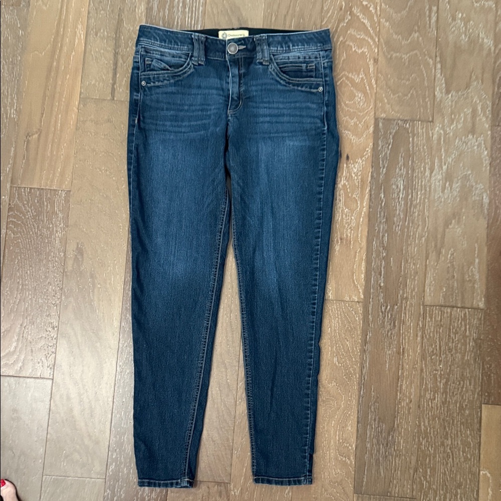 Democracy Dark Blue Straight Leg Jeans